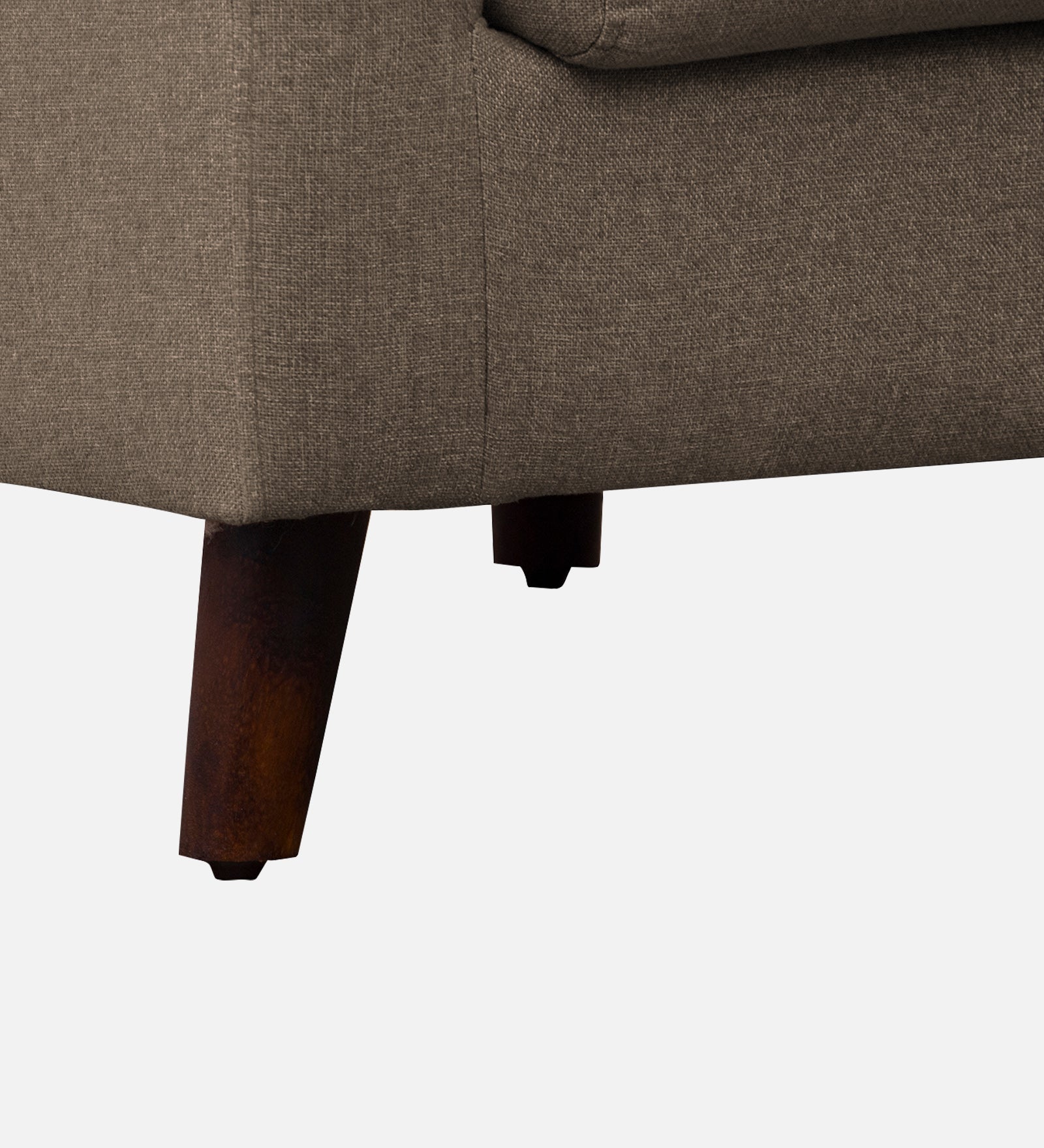 Kevin Fabric 1 Seater Sofa In Cookie Beige Colour - Febonic Living