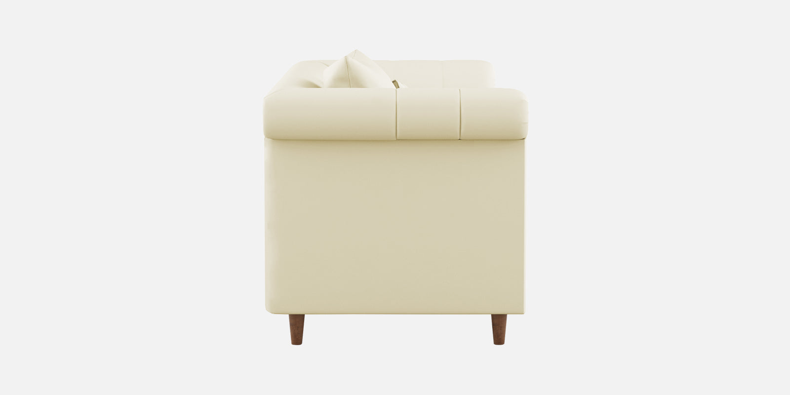 Rubi Velvet 3 Seater Sofa In Warm White Colour - Febonic Living