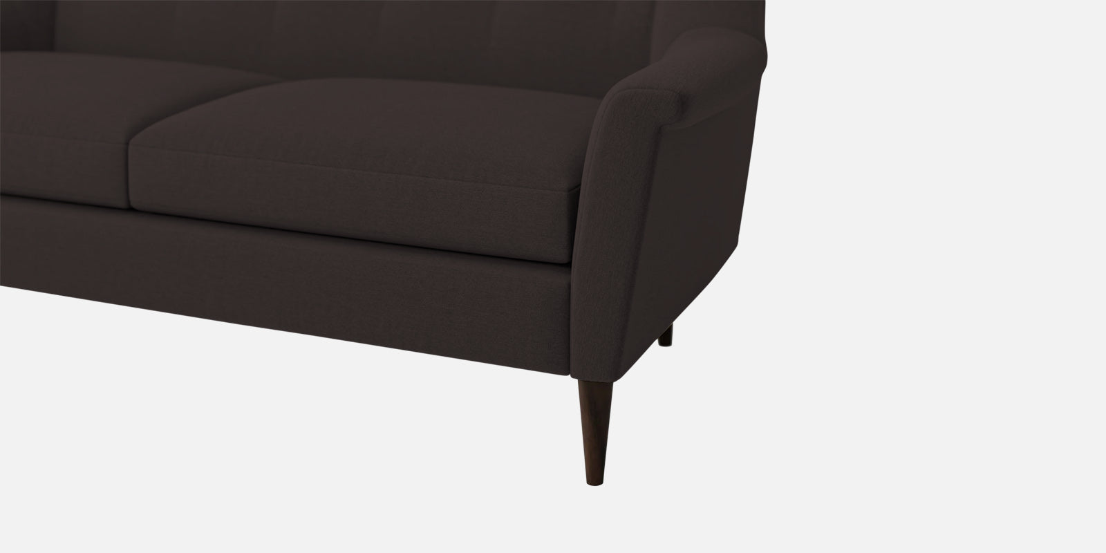 Homer Fabric 3 Seater Sofa In Pebble Brown Colour - Febonic Living