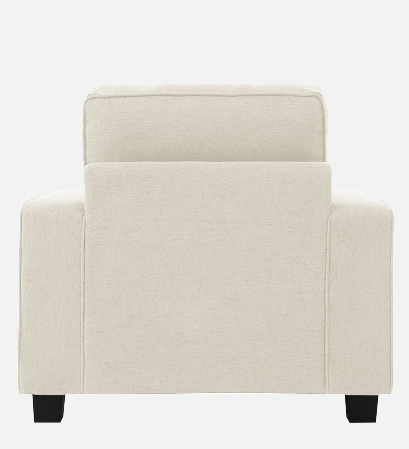 Ladybug Fabric 1 Seater Sofa In Ivory Cream Colour - Febonic Living