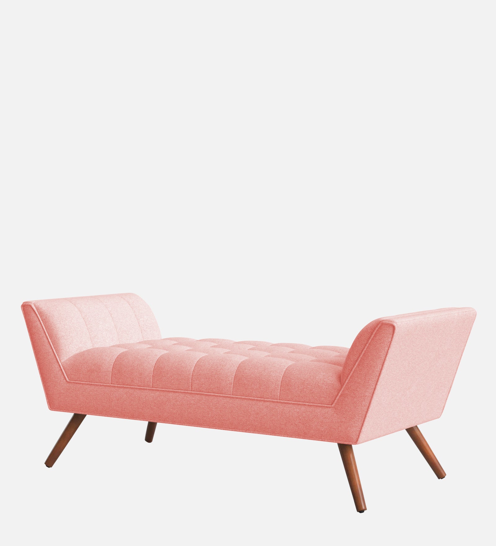 Cartes Velvet Bench In Millennial Pink Colour - Febonic Living