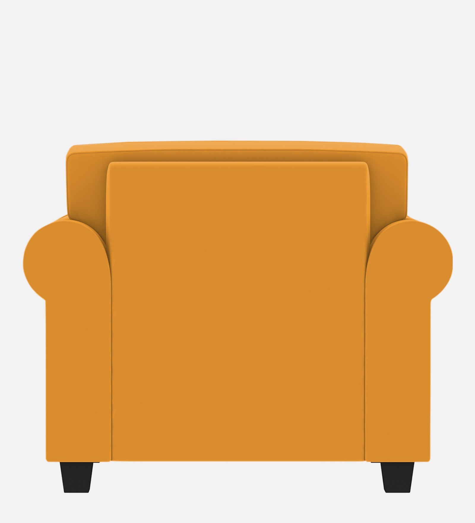 Numonk Velvet 1 Seater Sofa In Safforn Yellow Colour - Febonic Living