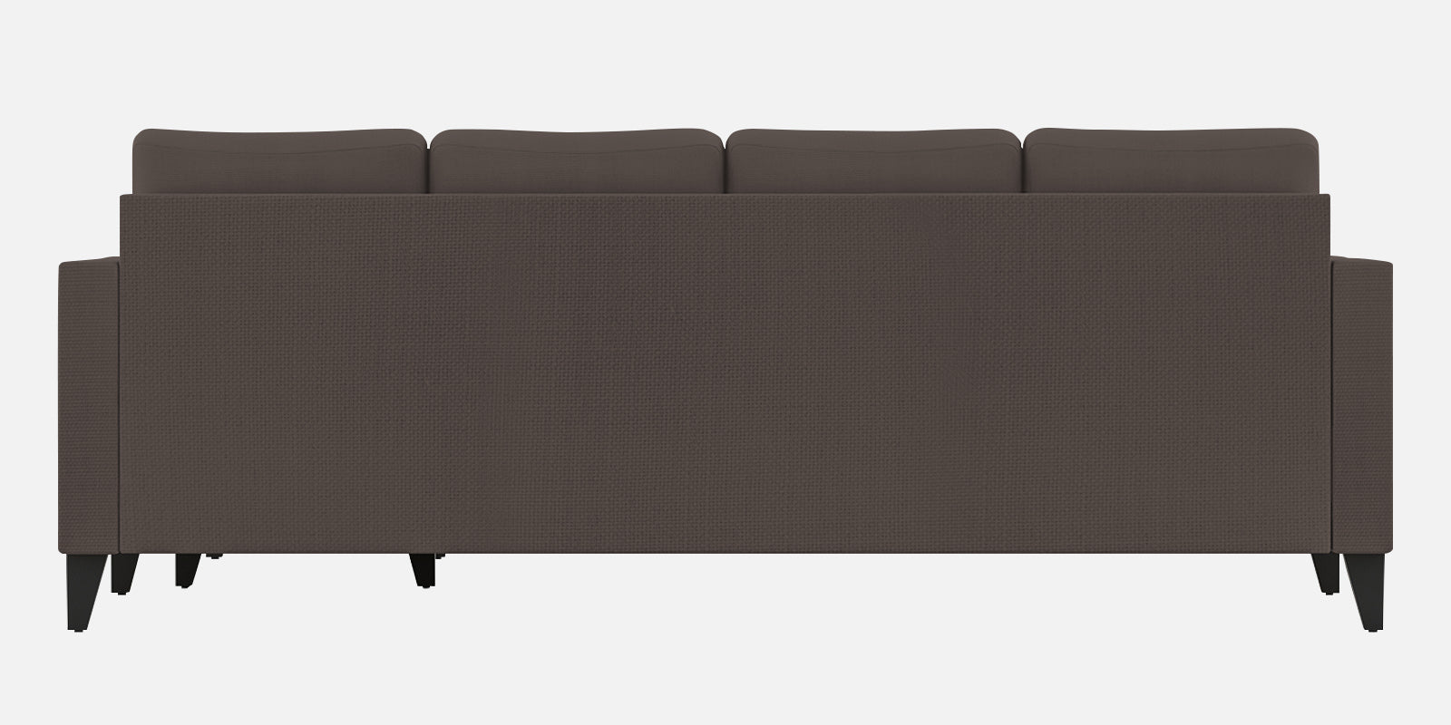 Nori Fabric LHS Sectional Sofa (3+Lounger) In Caspa Brown Colour - Febonic Living