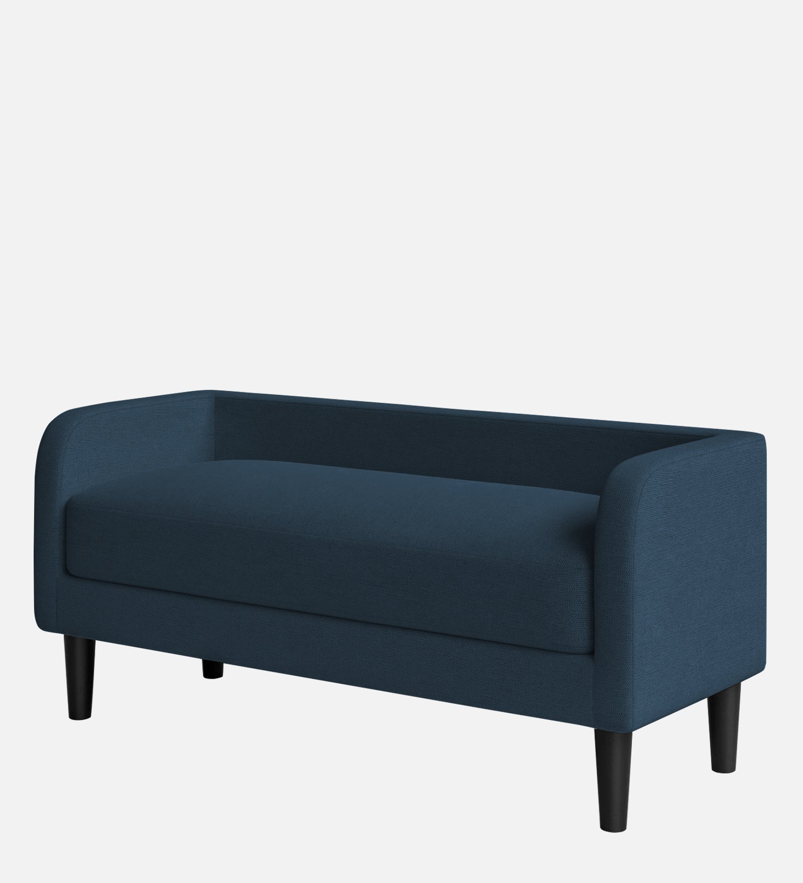 Maya Fabric Bench In Light Blue Colour - Febonic Living