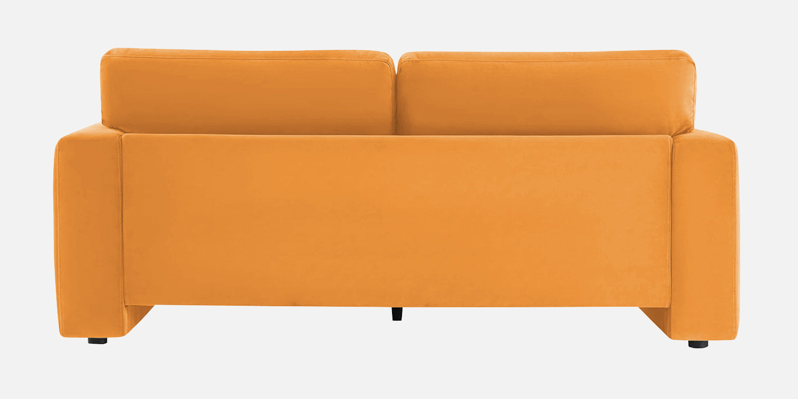 Kosta Velvet 2 Seater Sofa In Tangerine Orange Colour - Febonic Living