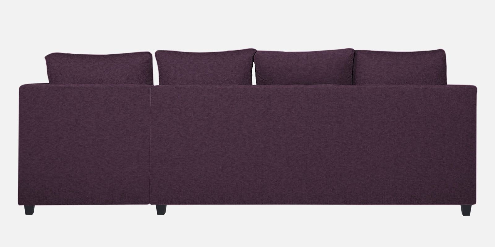 Nebula Fabric LHS Sectional Sofa (3+Lounger) In Greek Purple Colour - Febonic Living