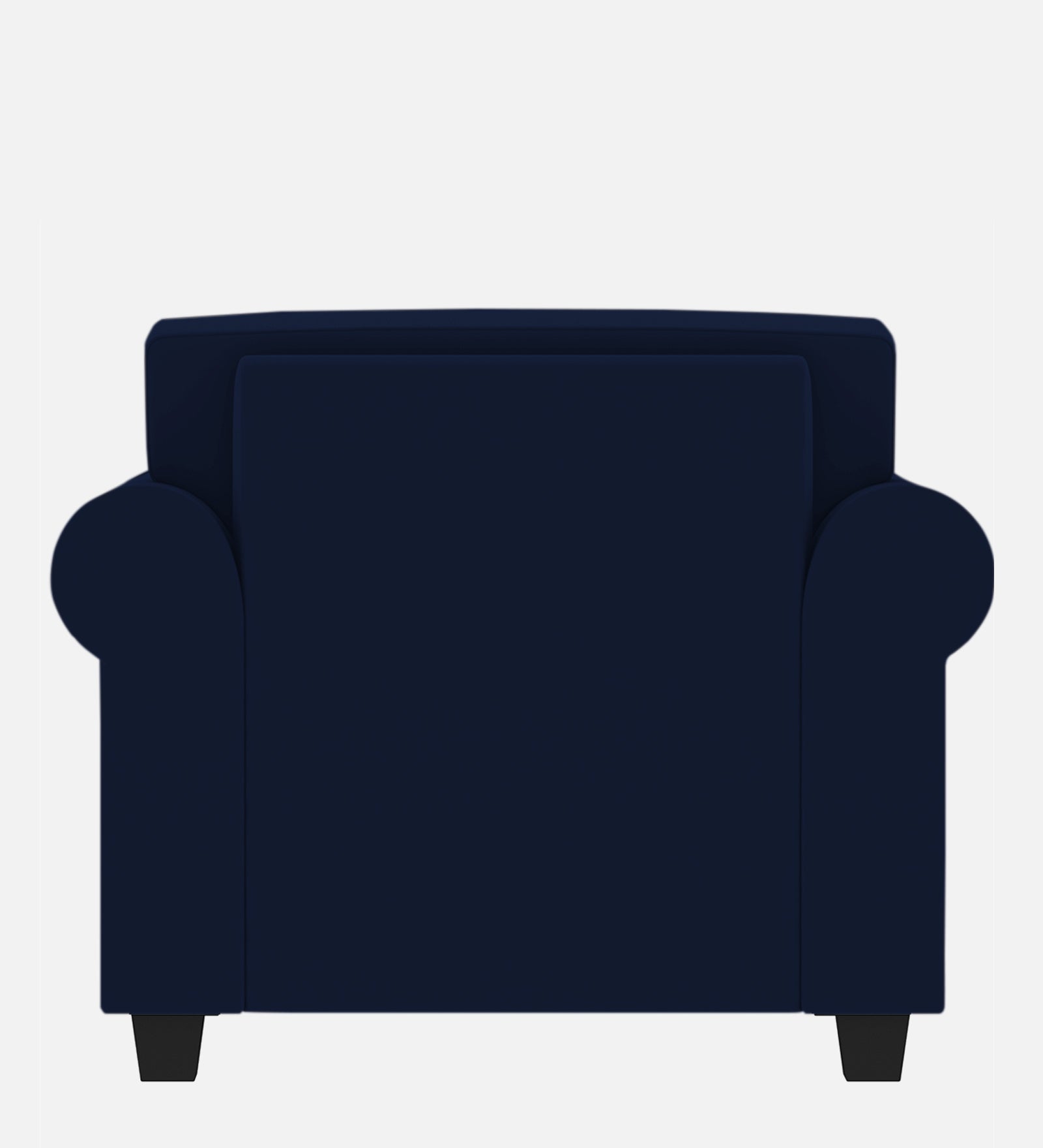 Numonk Velvet 1 Seater Sofa In Indigo Blue Colour - Febonic Living