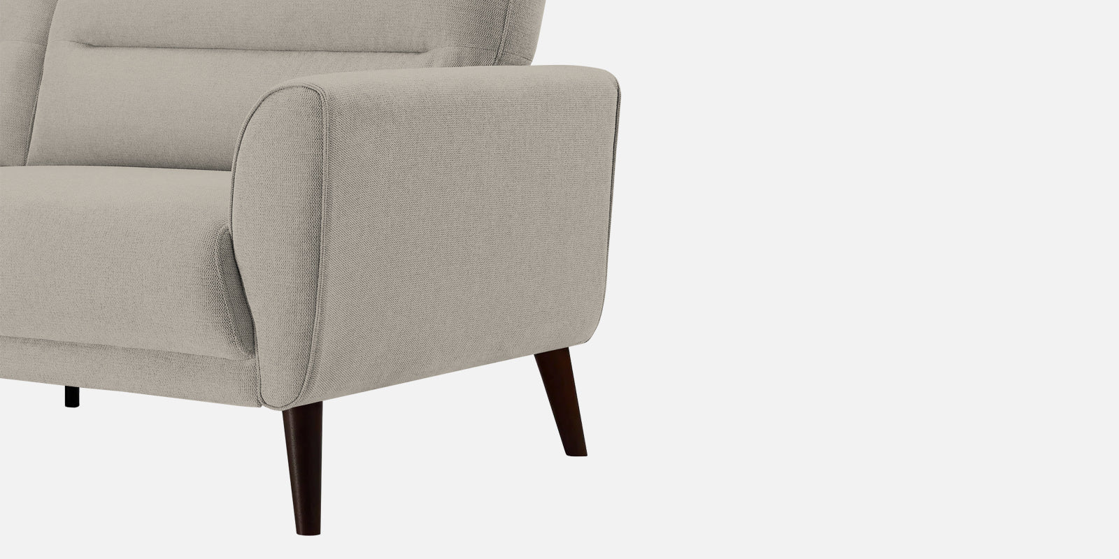 Castro Fabric 3 Seater Sofa In Ash Grey Colour - Febonic Living