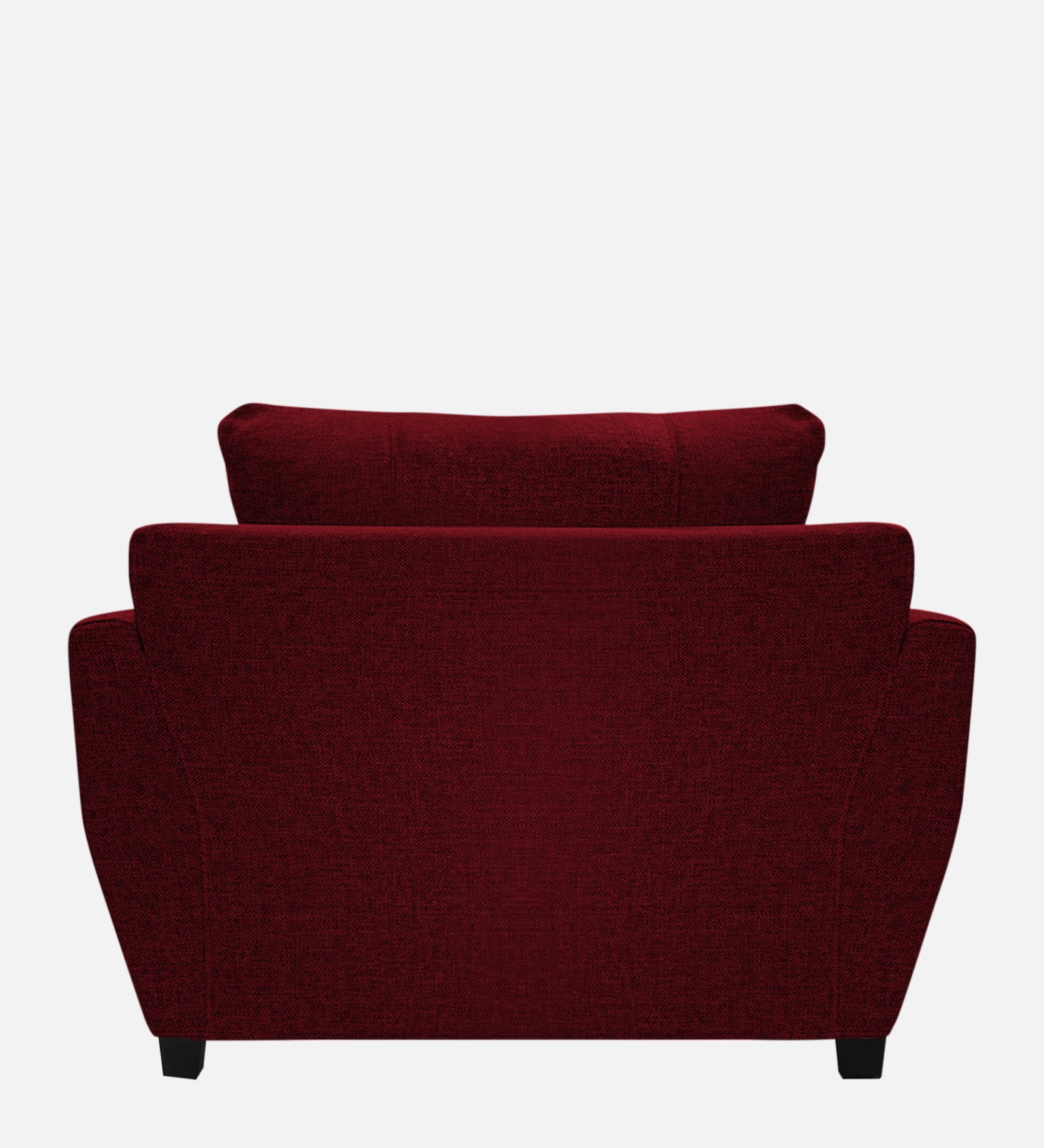Mario Fabric 1 Seater Sofa In Ruby Red Colour - Febonic Living
