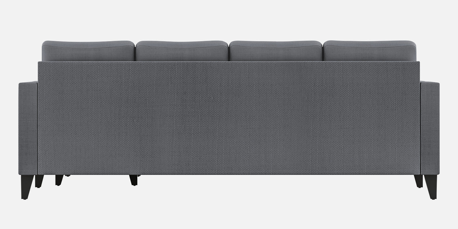Nori Fabric LHS Sectional Sofa (3+Lounger) In Maba Grey Colour - Febonic Living