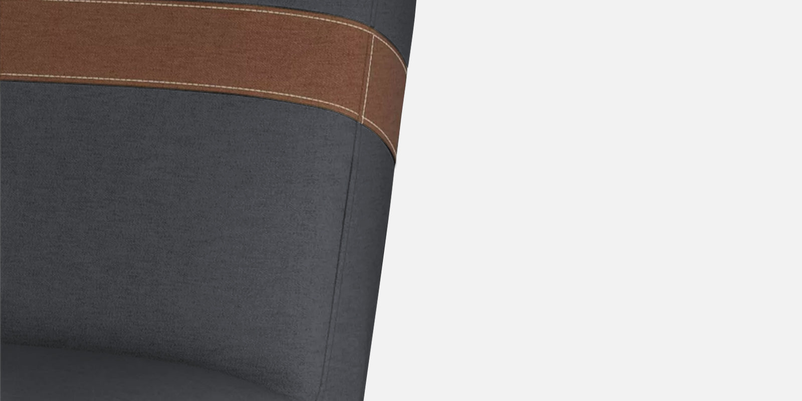 Vedan Fabric 3 Seater Convertible Sofa Cum Bed In Maba Grey Colour - Febonic Living