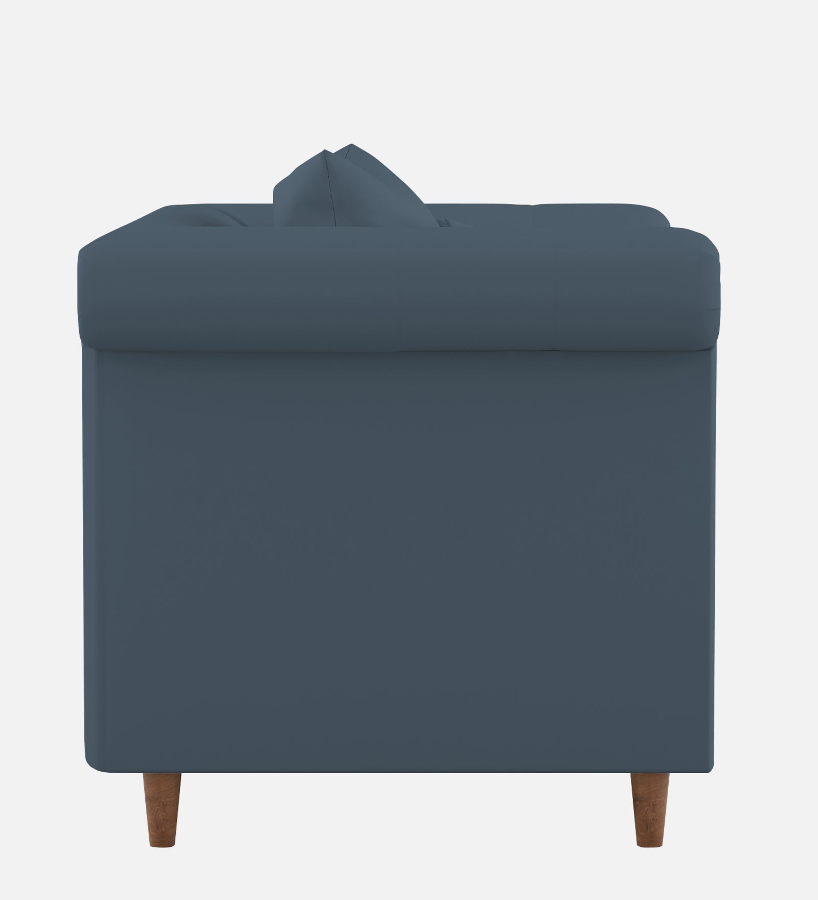 Rubi Velvet 1 Seater Sofa In Oxford Blue Colour - Febonic Living