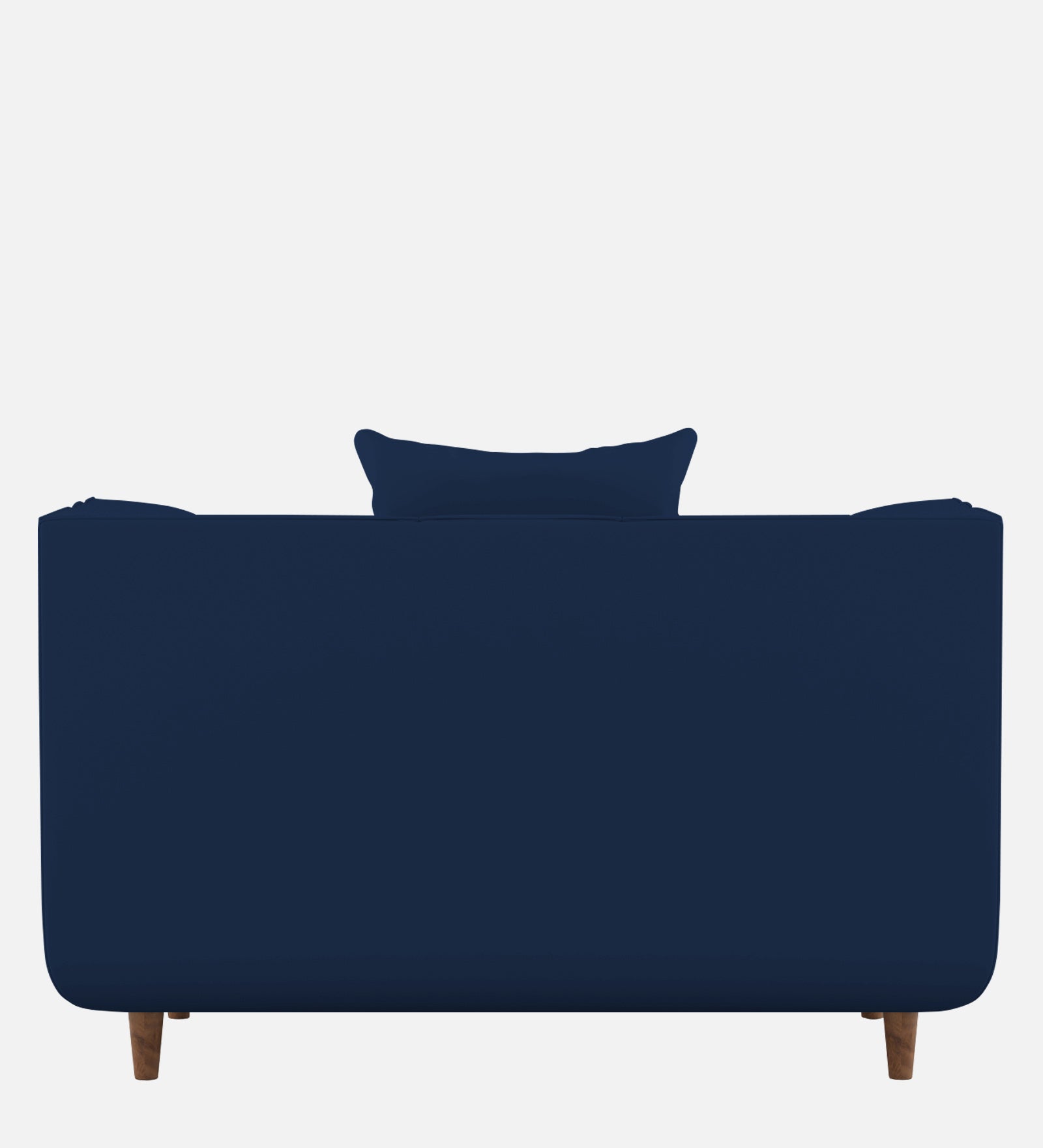 Sumo Velvet 1 Seater Sofa In Imperial Blue Colour - Febonic Living