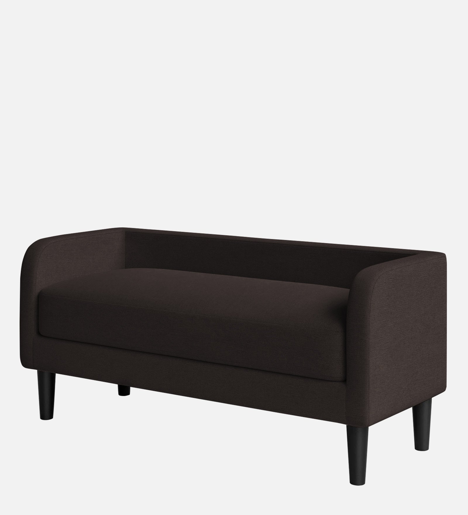 Maya Fabric Bench In Cara Brown Colour - Febonic Living