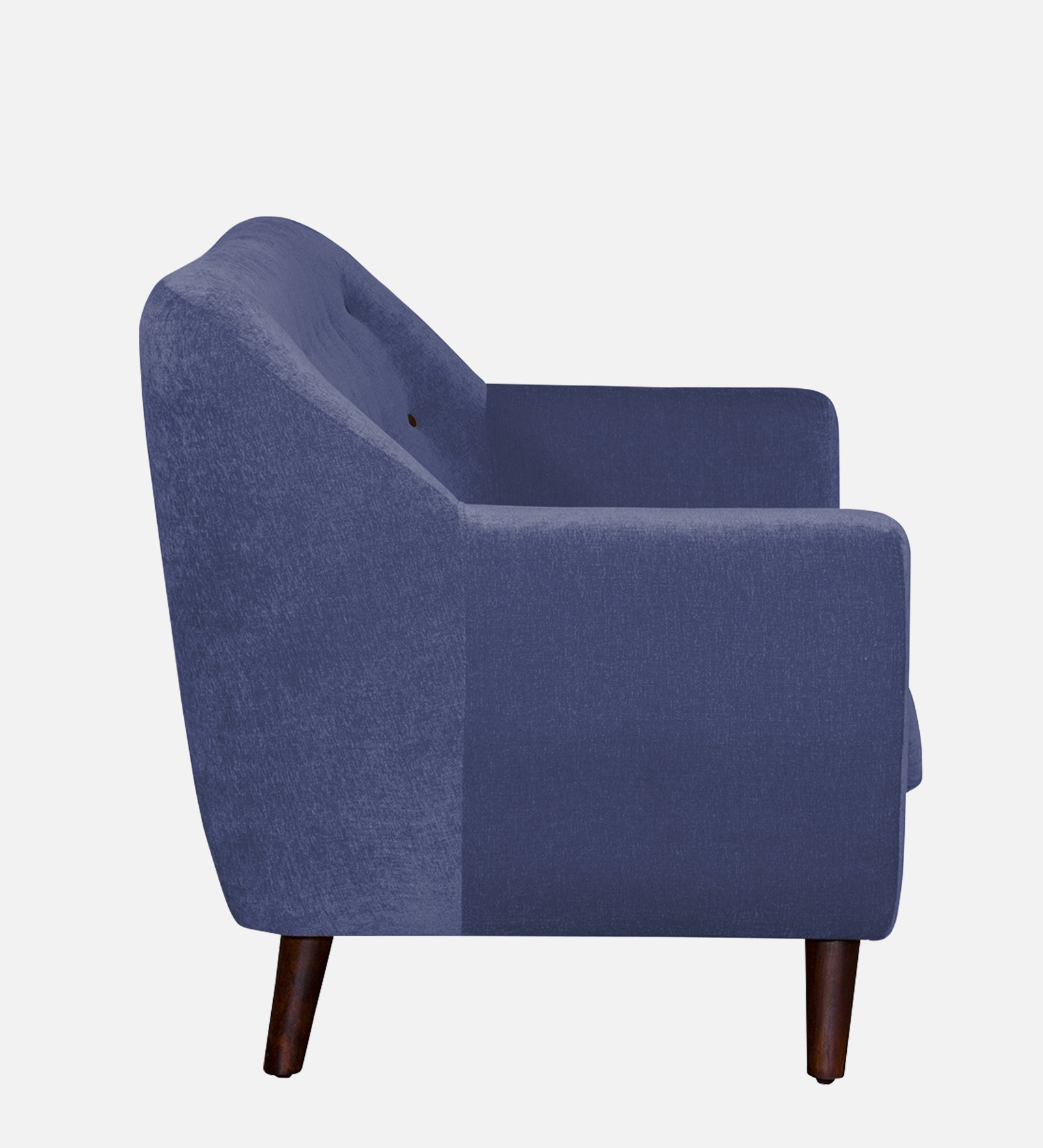 German Fabric 1 Seater Sofa in Slate Blue Colour