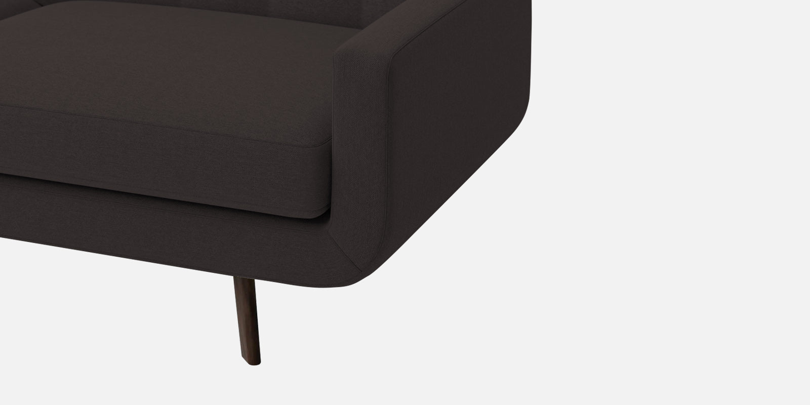 Marsela Fabric 2 Seater Sofa In Pebble Brown Colour - Febonic Living