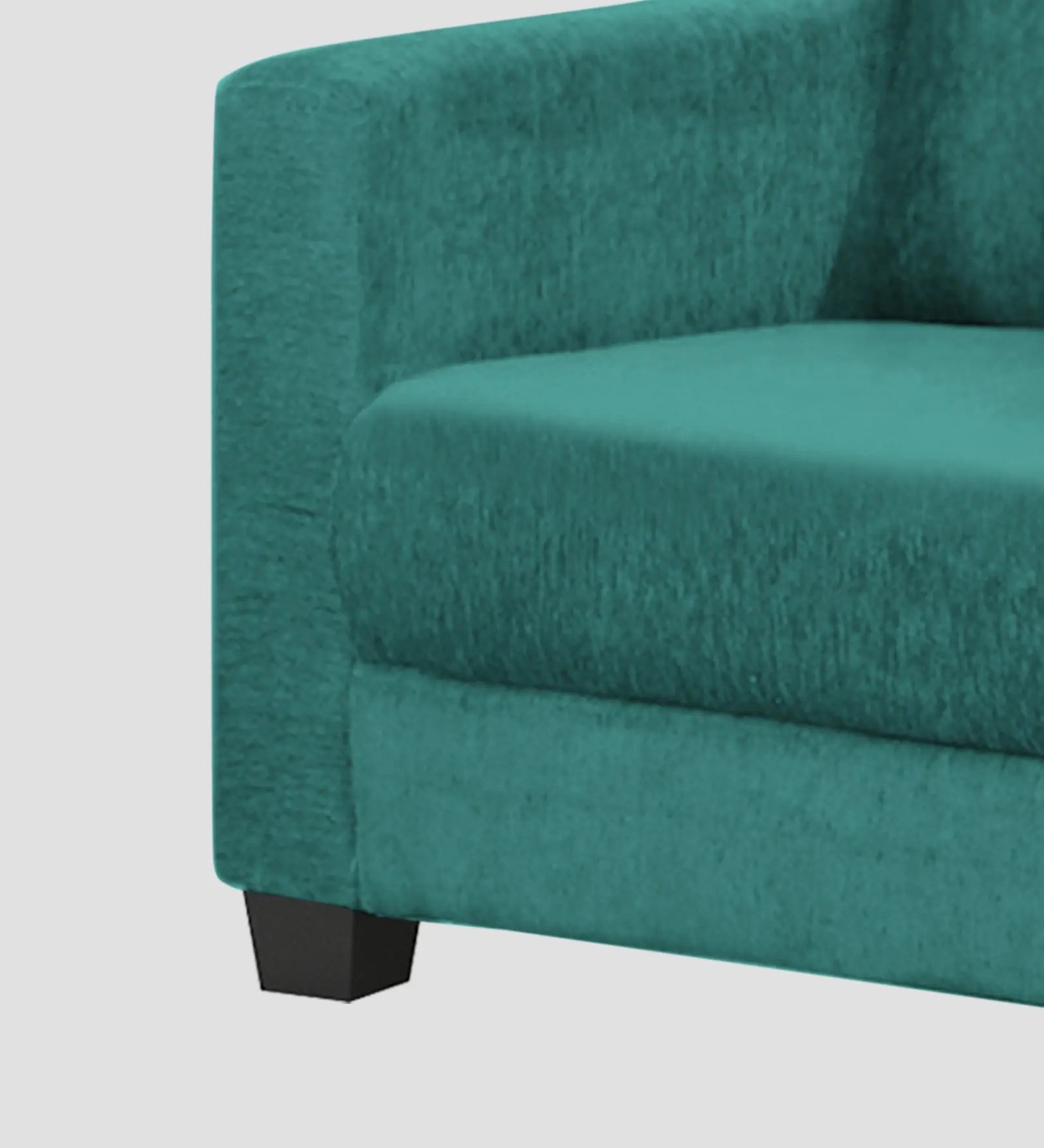 Lipu Fabric 1 Seater Sofa In Sea Green Colour Febonic Living