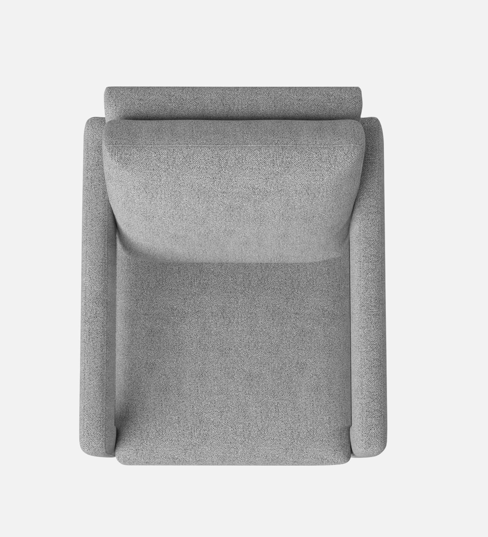 Olsen Fabric Arm Chair In Lit Grey Colour - Febonic Living