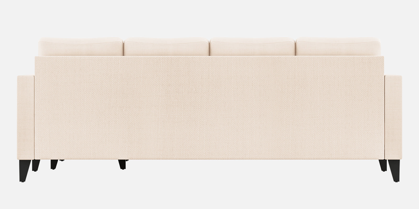 Nori Fabric LHS Sectional Sofa (3+Lounger) In Woom Beige Colour - Febonic Living