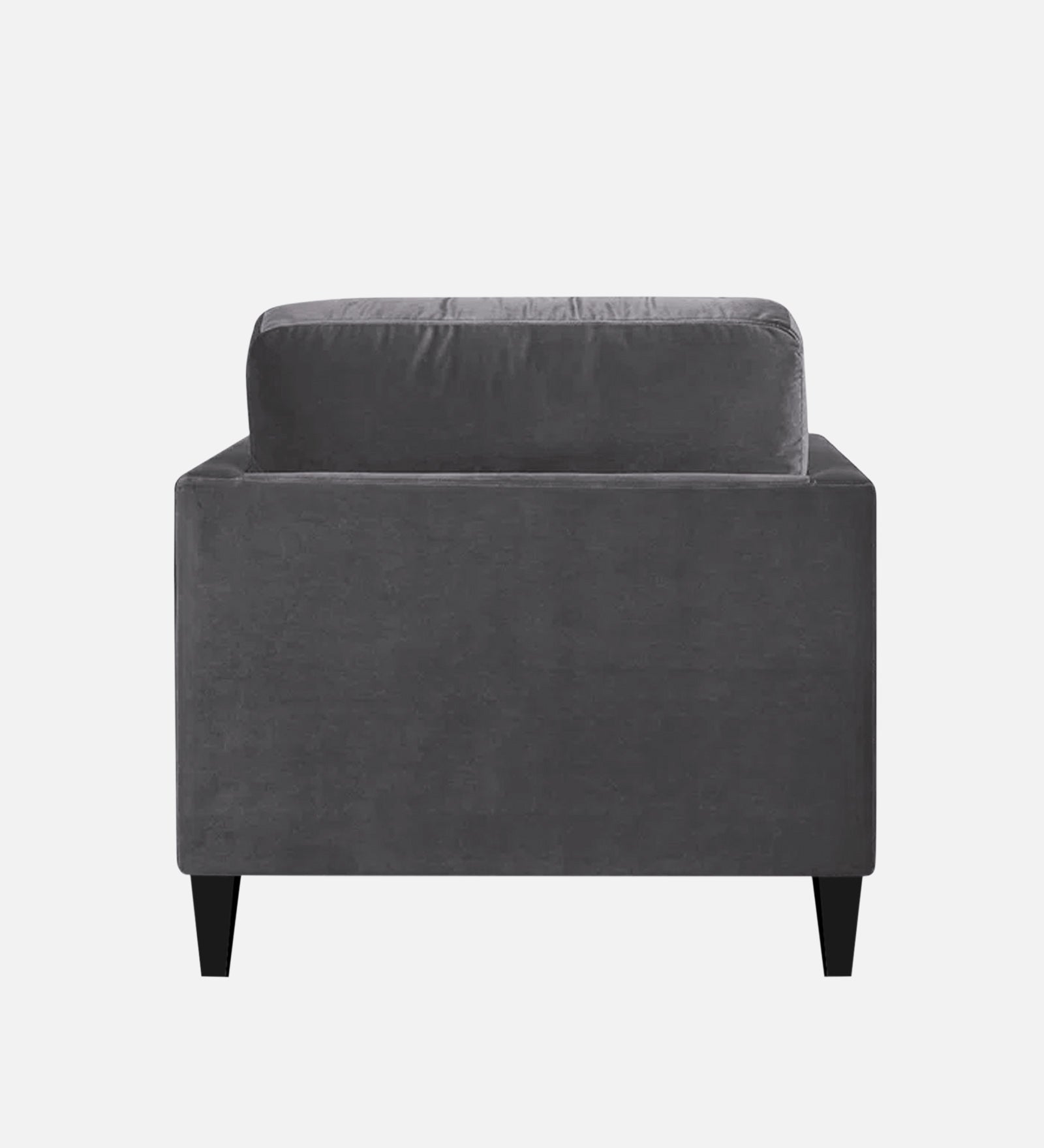 Makou Velvet Chaise Lounger In Davy Grey Colour - Febonic Living