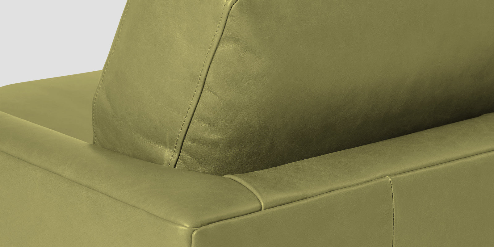 Sterio Leatherette 2 Seater Sofa In Spring Green Colour - Febonic Living