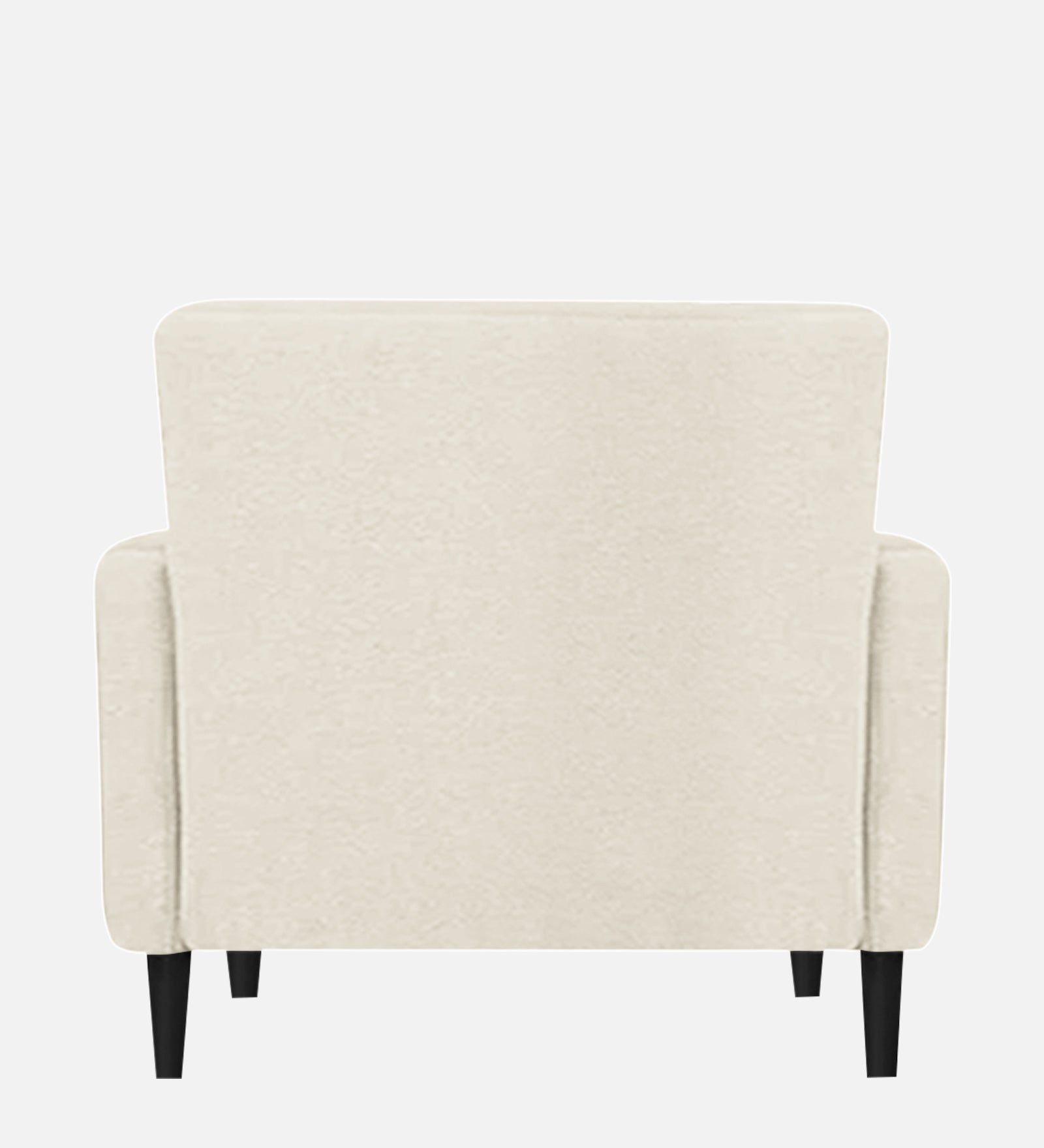 Marq Fabric 1 Seater Sofa In  Ivory Cream Colour - Febonic Living