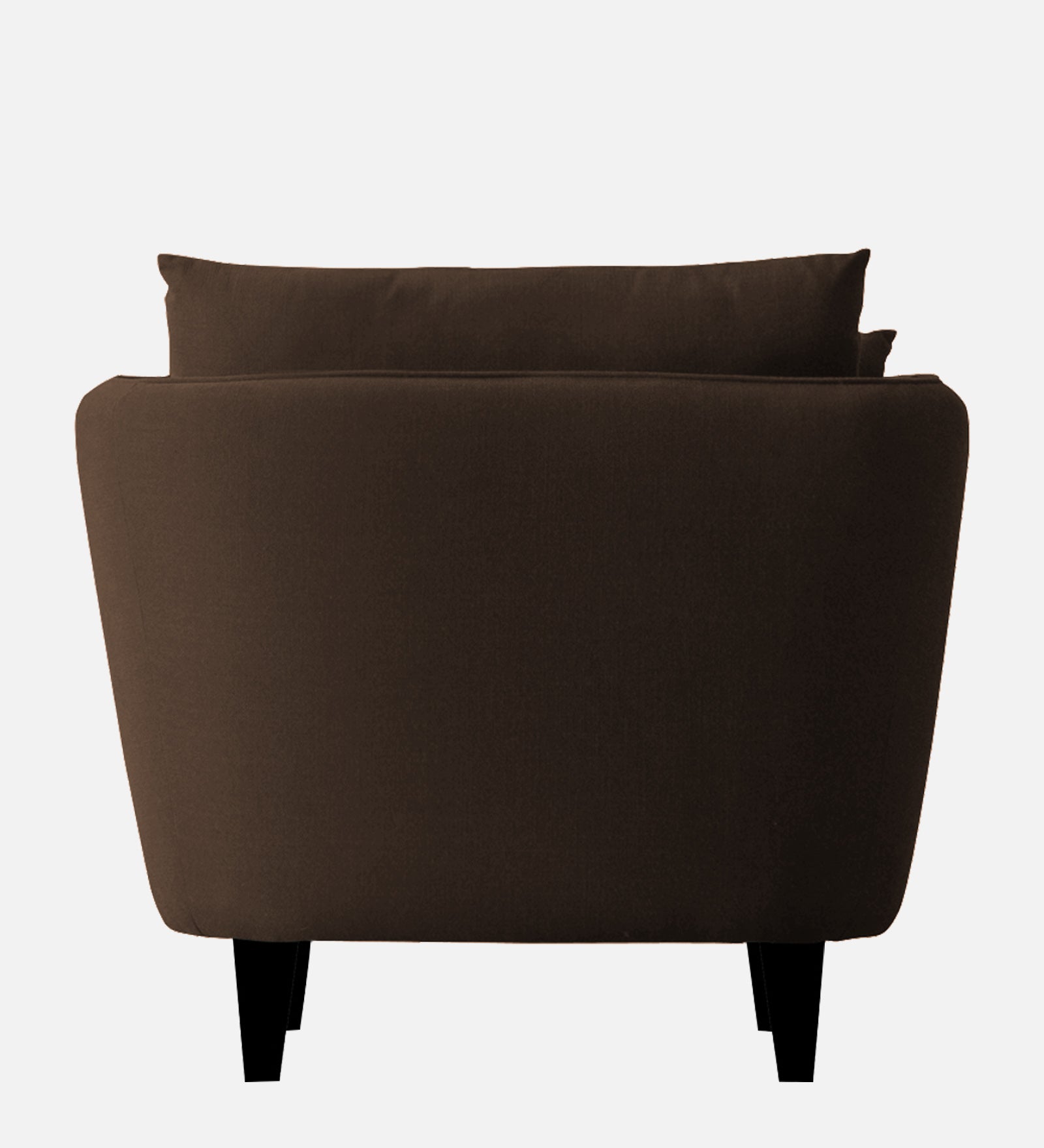 Norway Velvet 1 Seater Sofa In Chocolate Brown Colour - Febonic Living