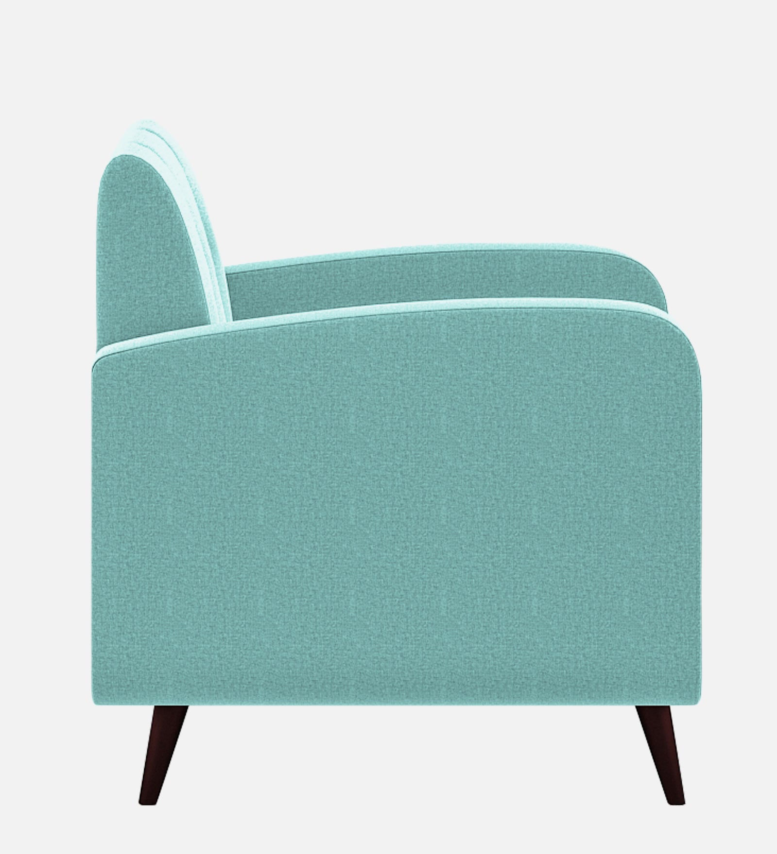 Wiki Velvet 1 Seater Sofa In Barmunda Aqua Colour - Febonic Living