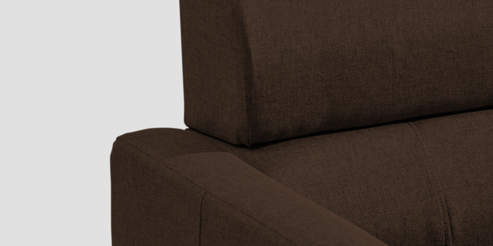 Devo Fabric 3 Seater Sofa In Cidar Brown Colour - Febonic Living