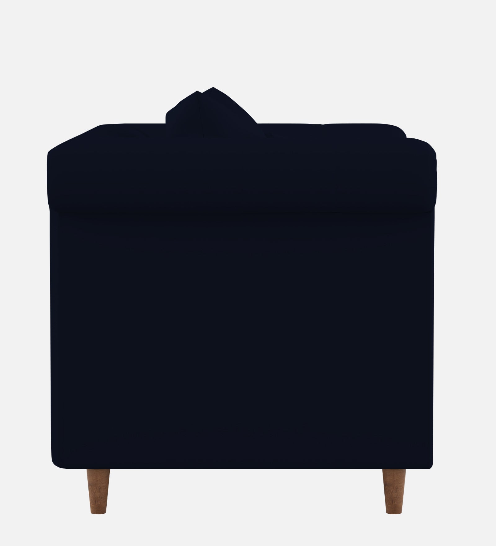 Rubi Velvet 1 Seater Sofa In Dark Blue Colour - Febonic Living