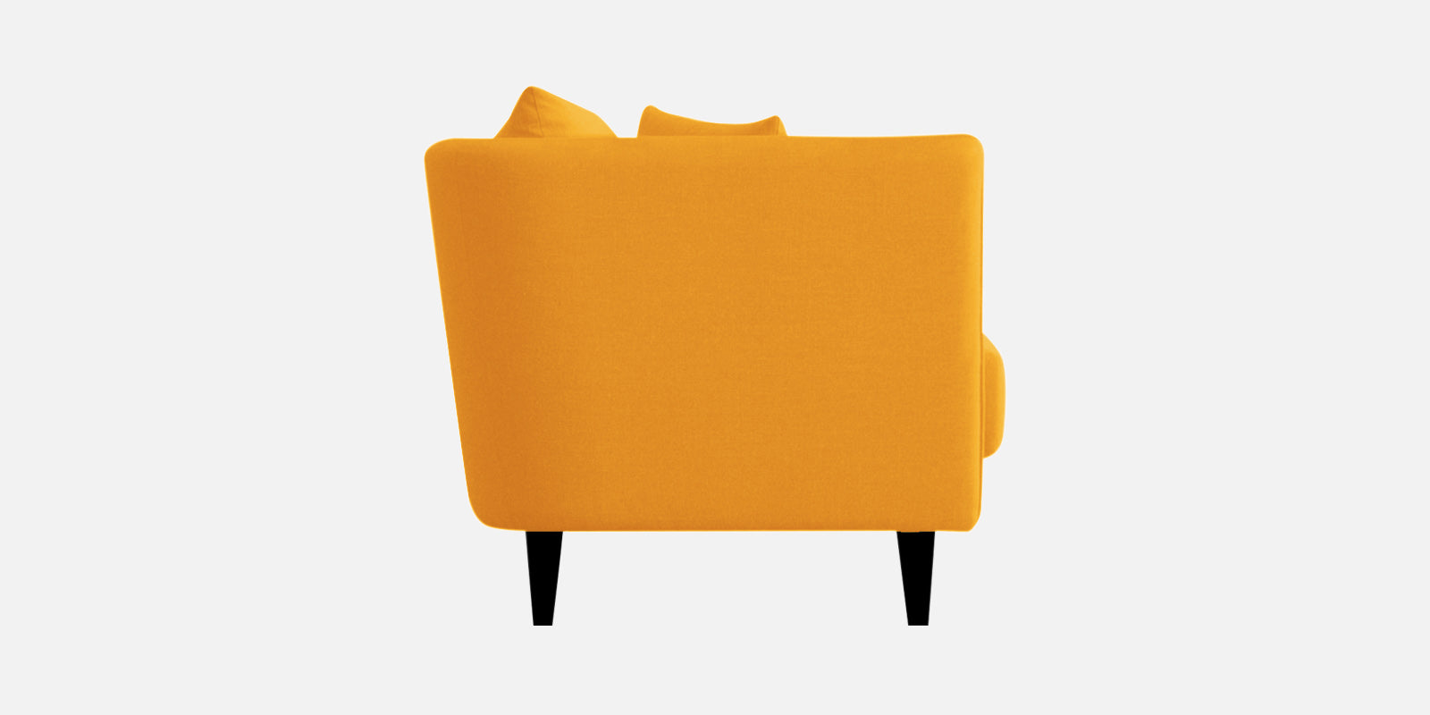 Norway Velvet 3 Seater Sofa In Safforn Yellow Colour - Febonic Living