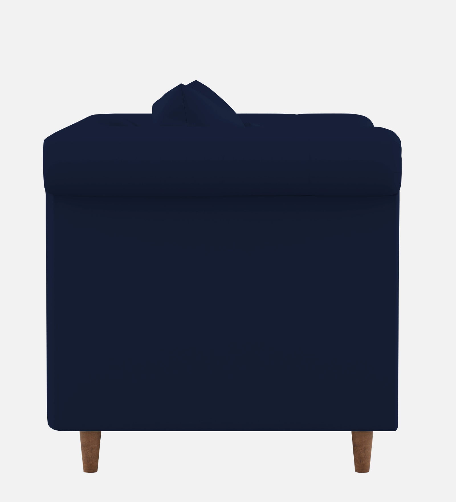 Rubi Velvet 1 Seater Sofa In Indigo Blue Colour - Febonic Living
