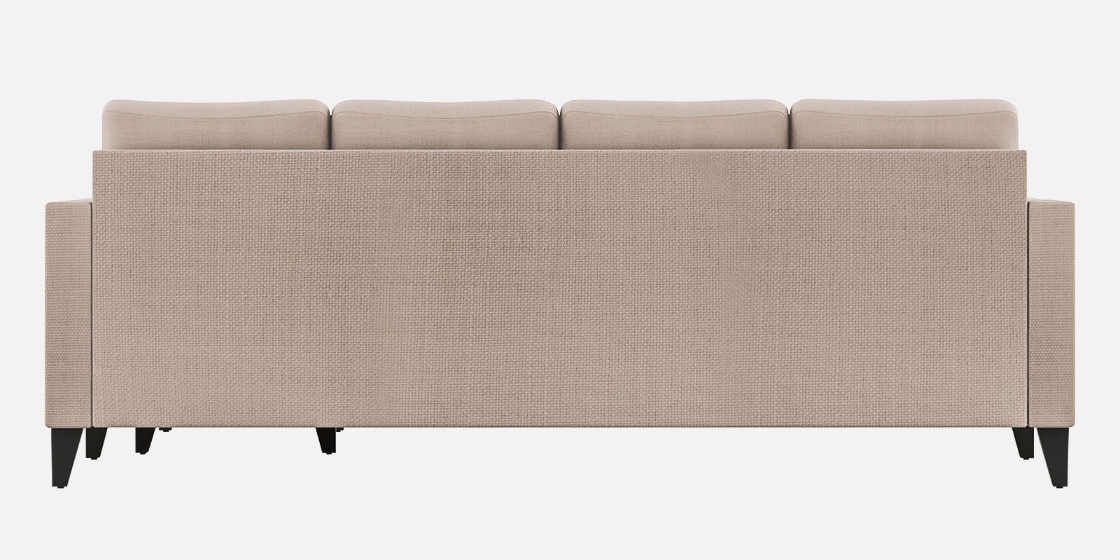 Nori Fabric LHS Sectional Sofa (3+Lounger) In Kadhi Beige Colour - Febonic Living