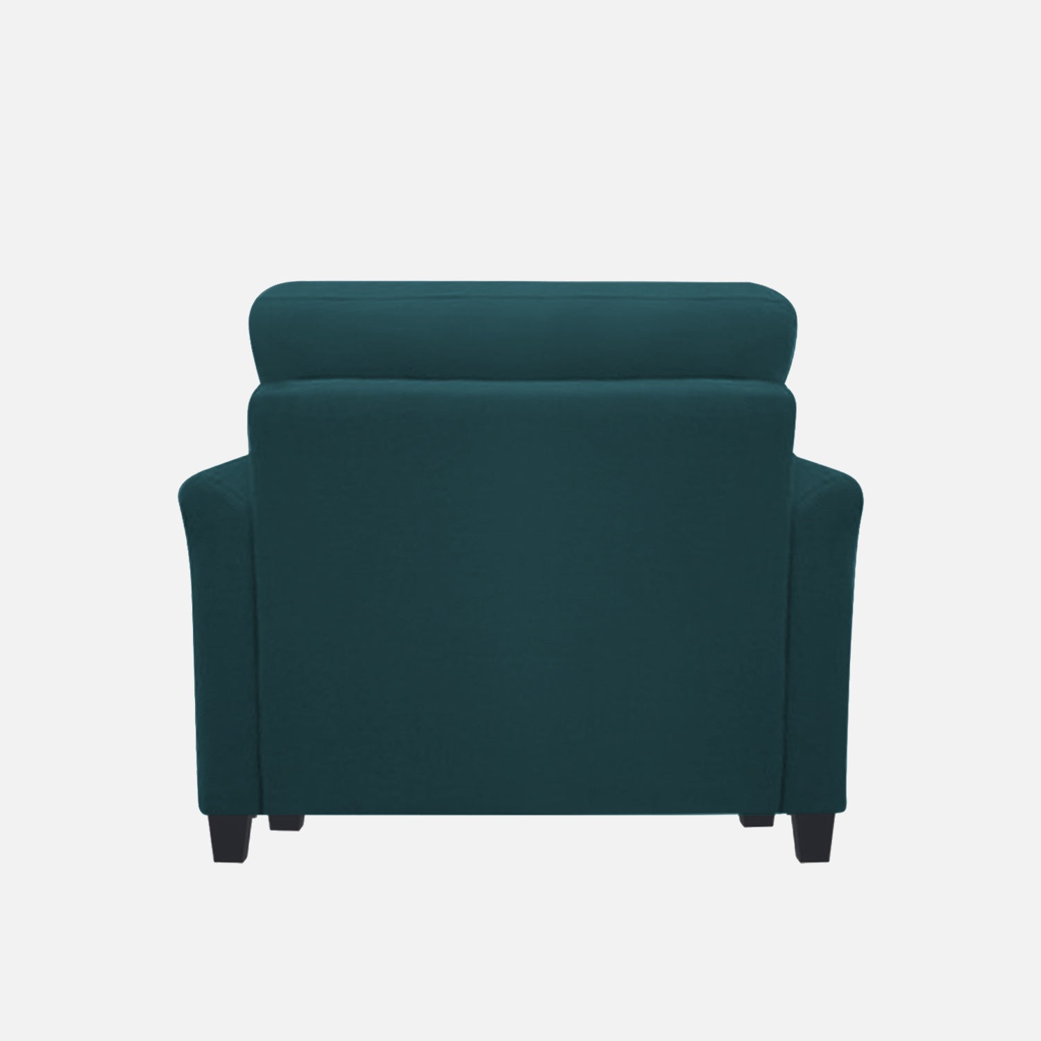 Daroo Velvet 1 Seater Sofa In Arabian Green Colour - Febonic Living
