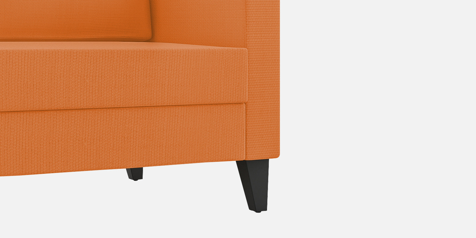 Nori Fabric 3 Seater Sofa In Dark Orange Colour - Febonic Living
