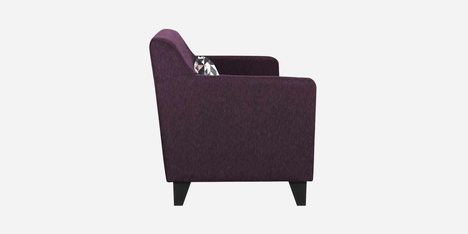 Melaan Fabric 3 Seater Sofa In Greek Purple Colour - Febonic Living