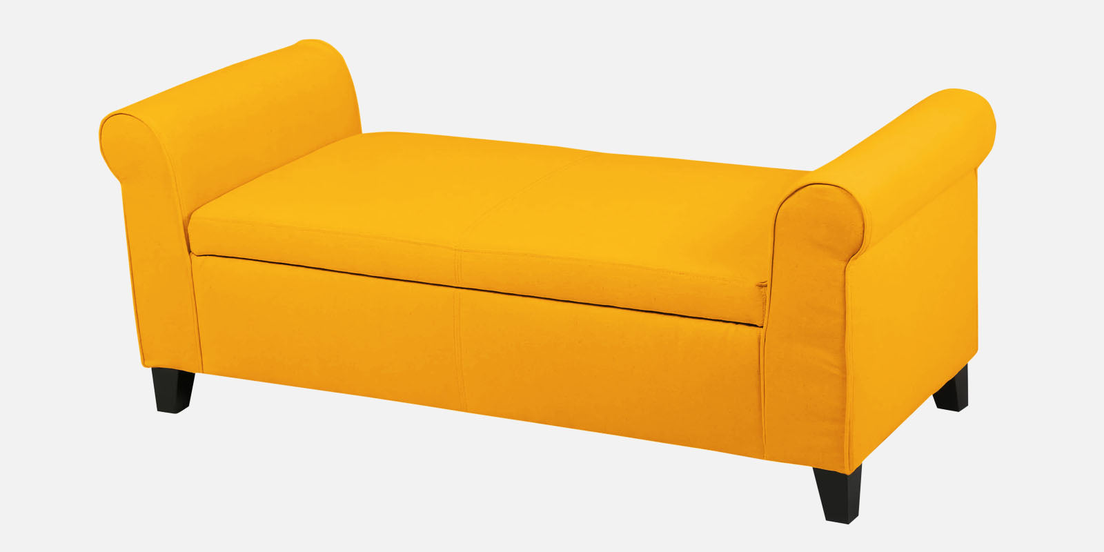 Molo Fabric 2 Seater Recamier in Bold Yellow Colour With Storage