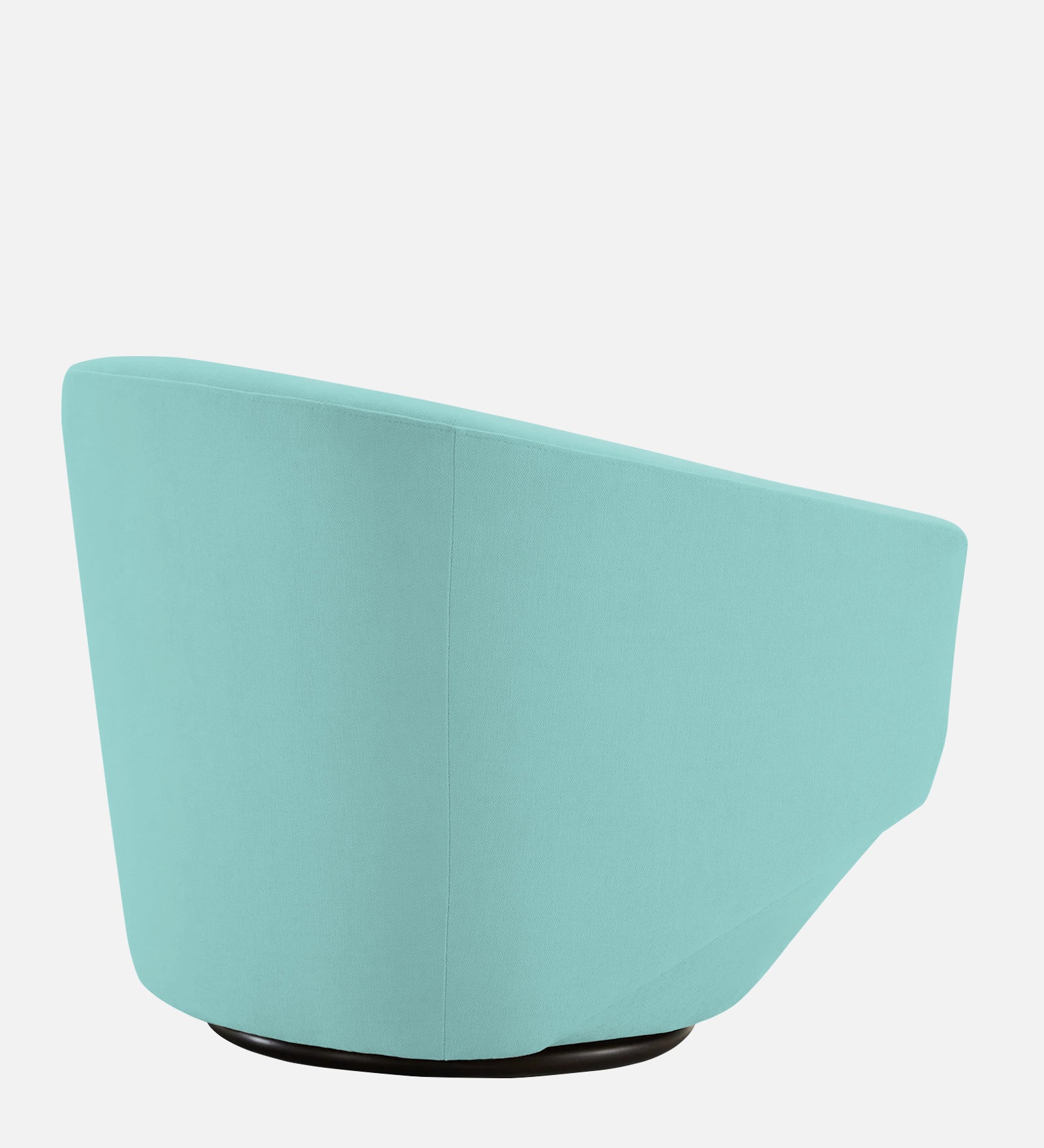Haddie Velvet Swivel Chair In Barmunda Aqua Colour - Febonic Living