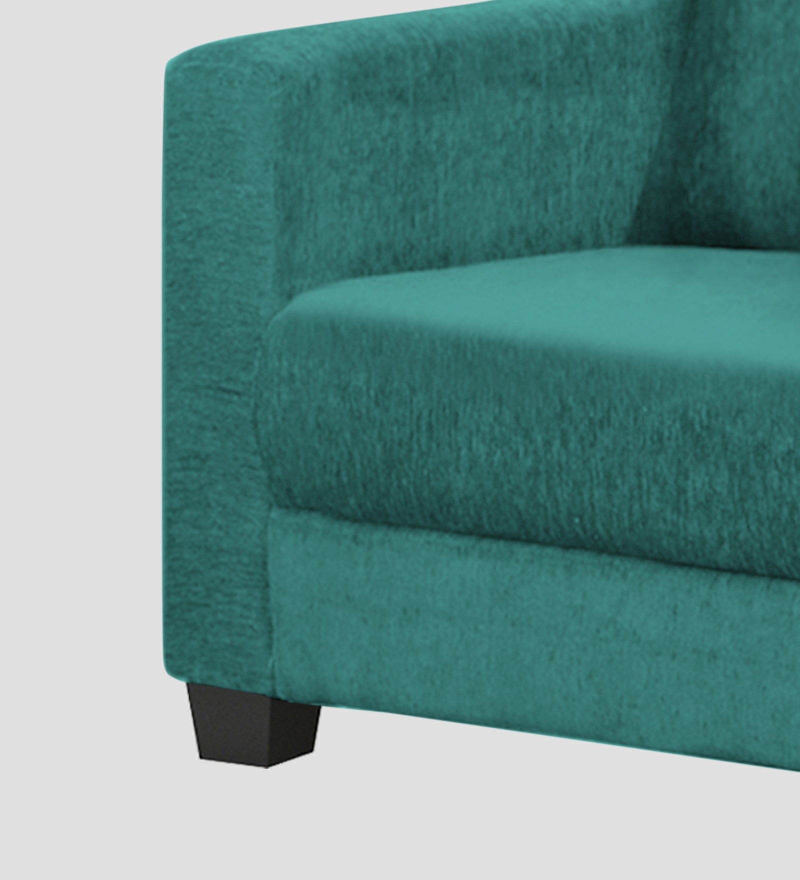 Nebula Fabric 1 Seater Sofa In Sea Green Colour - Febonic Living