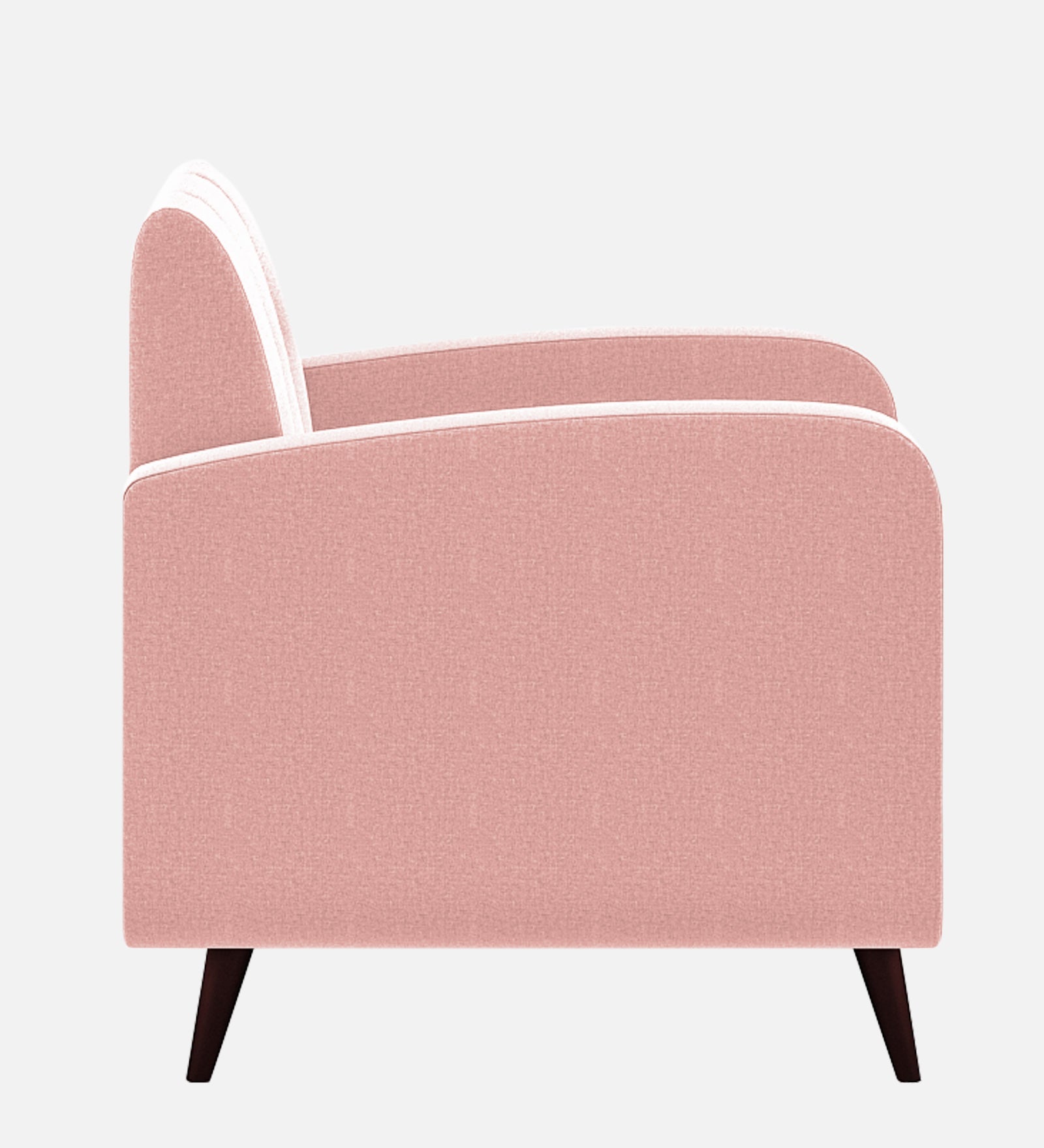 Wiki Velvet 1 Seater Sofa In Millennial Pink Colour - Febonic Living