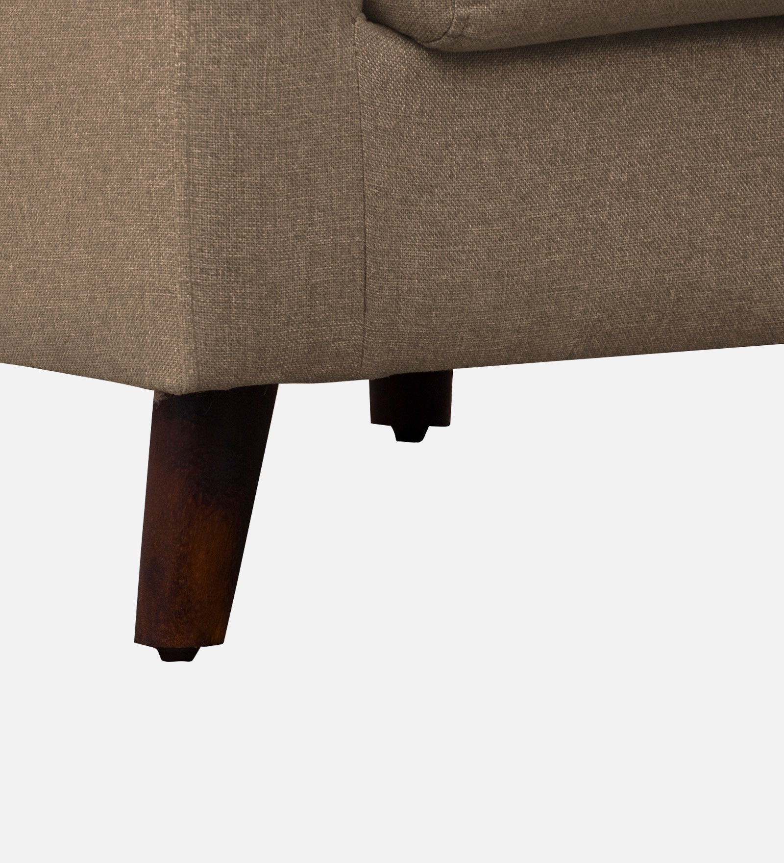 Kevin Fabric 1 Seater Sofa In Cosmic Beige Colour - Febonic Living