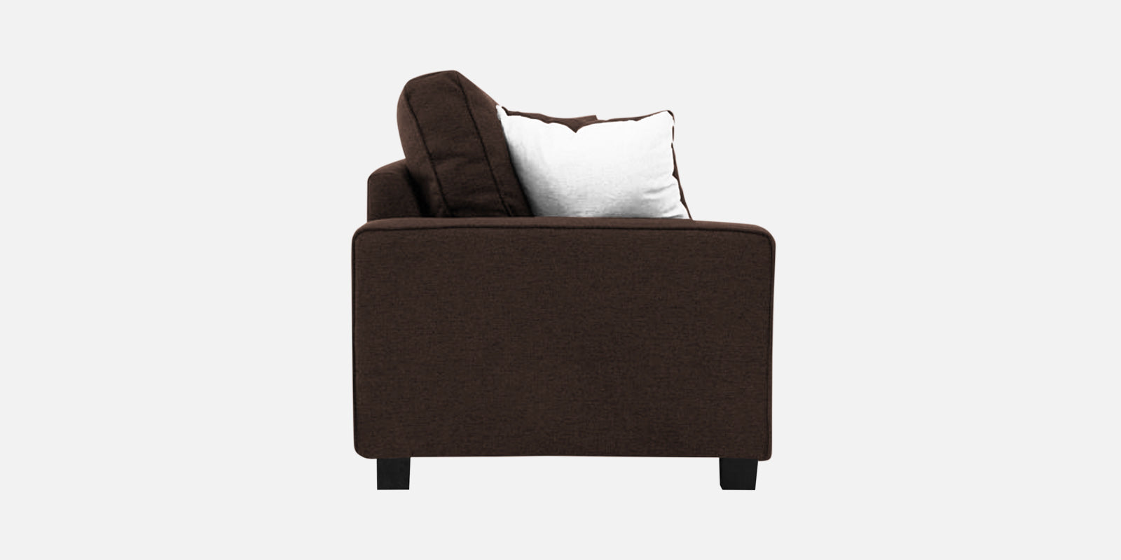 Ladybug Fabric 3 Seater Sofa In Coffee Brown Colour - Febonic Living