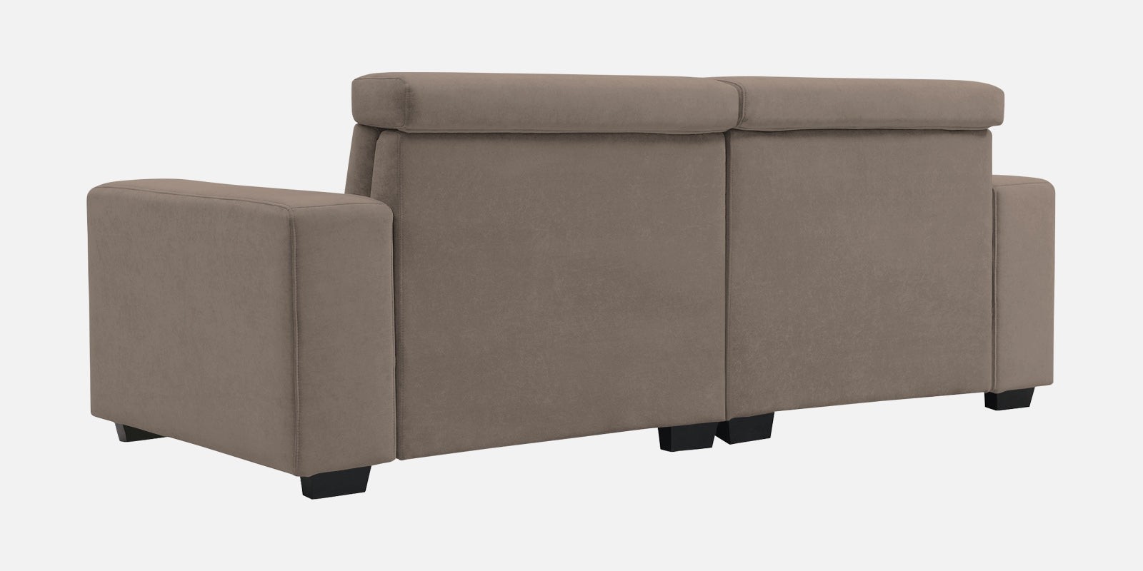 Hiro Fabric 2 Seater Sofa In Rock Beige Colour - Febonic Living