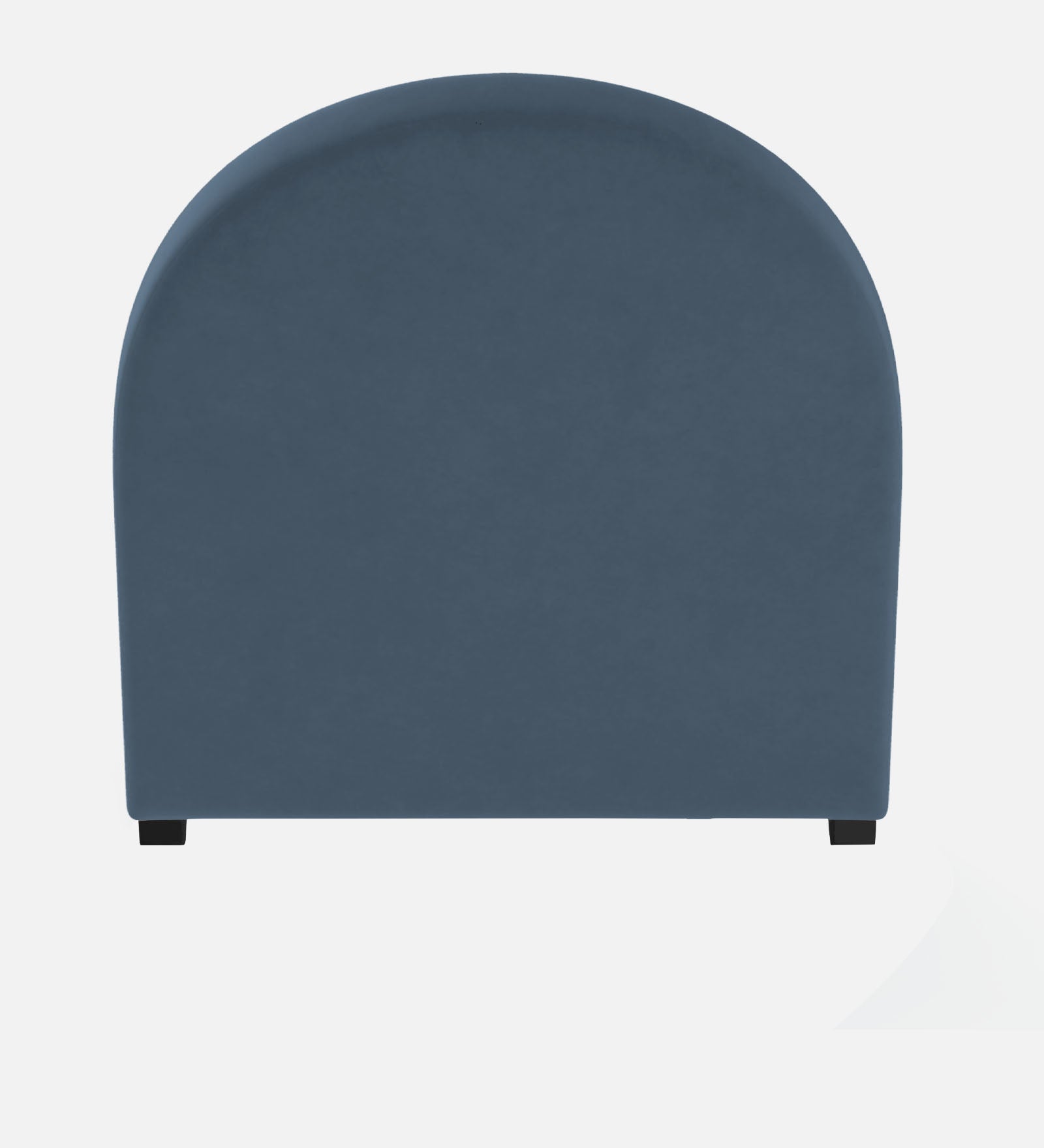 Maro Velvet Upholstered King Size Bed In Oxford Blue Colour - Febonic Living
