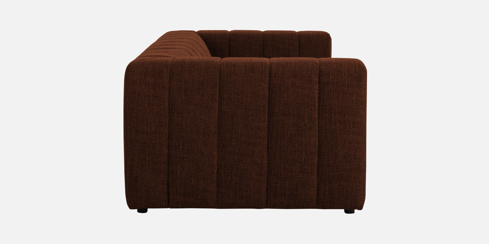 Lara Fabric 2 Seater Sofa In Coffee Brown Colour - Febonic Living