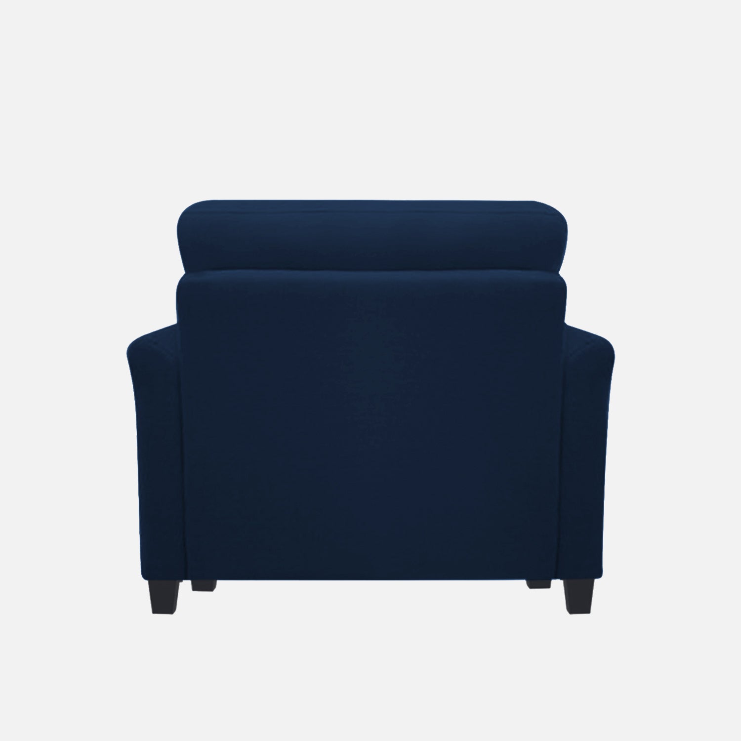 Daroo Velvet 1 Seater Sofa In Imperial Blue Colour - Febonic Living