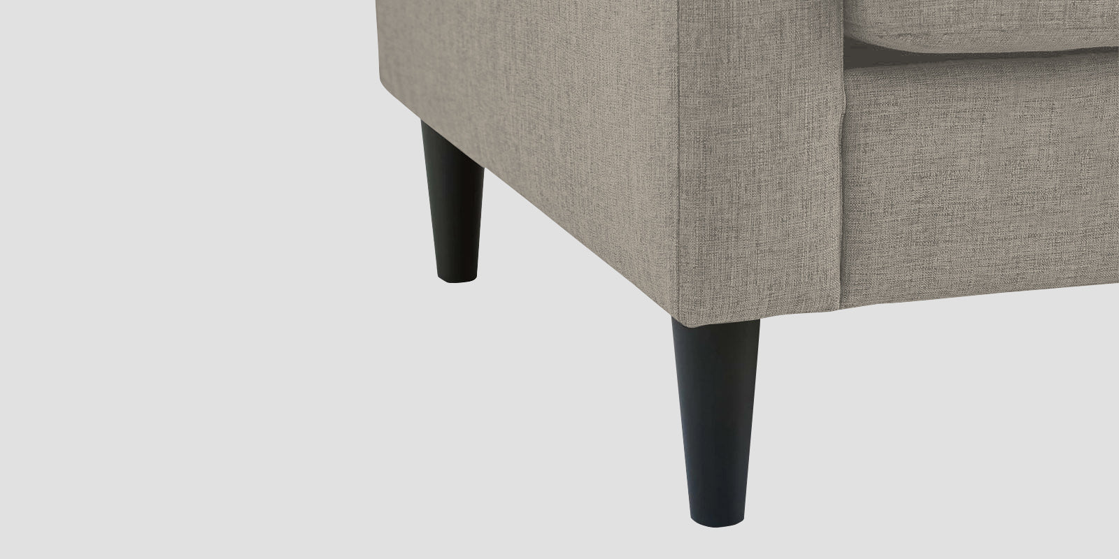 Romie Fabric LHS Sectional Sofa (2+Lounger) In Ash Grtey Colour - Febonic Living