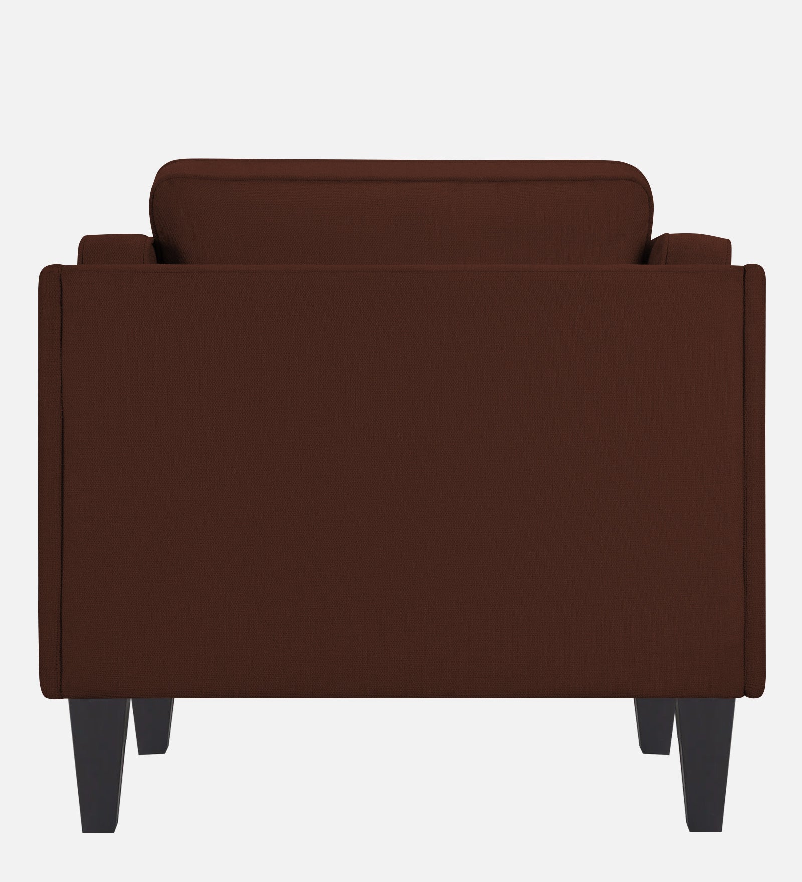 Siddy Fabric 1 Seater Sofa In Coffee Brown Colour - Febonic Living