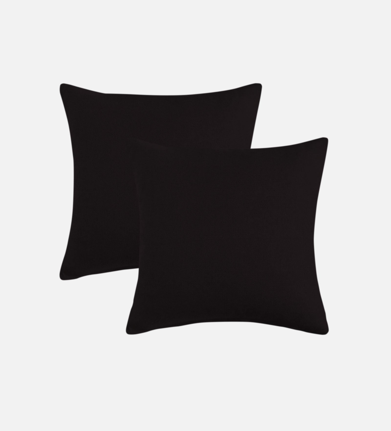 Kaya Fabric (20x20in) Sofa Pillows In Cara Brown Colour (Pack of 2) - Febonic Living