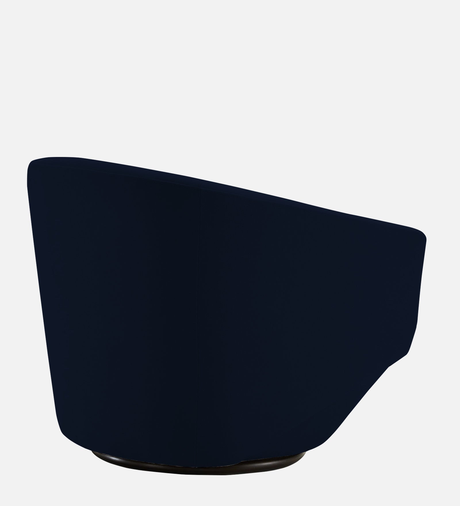 Haddie Velvet Swivel Chair In Dark Blue Colour - Febonic Living